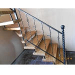 Перила с элементами ковки_2