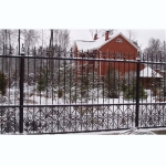  Заборы с элементами ковки_1
